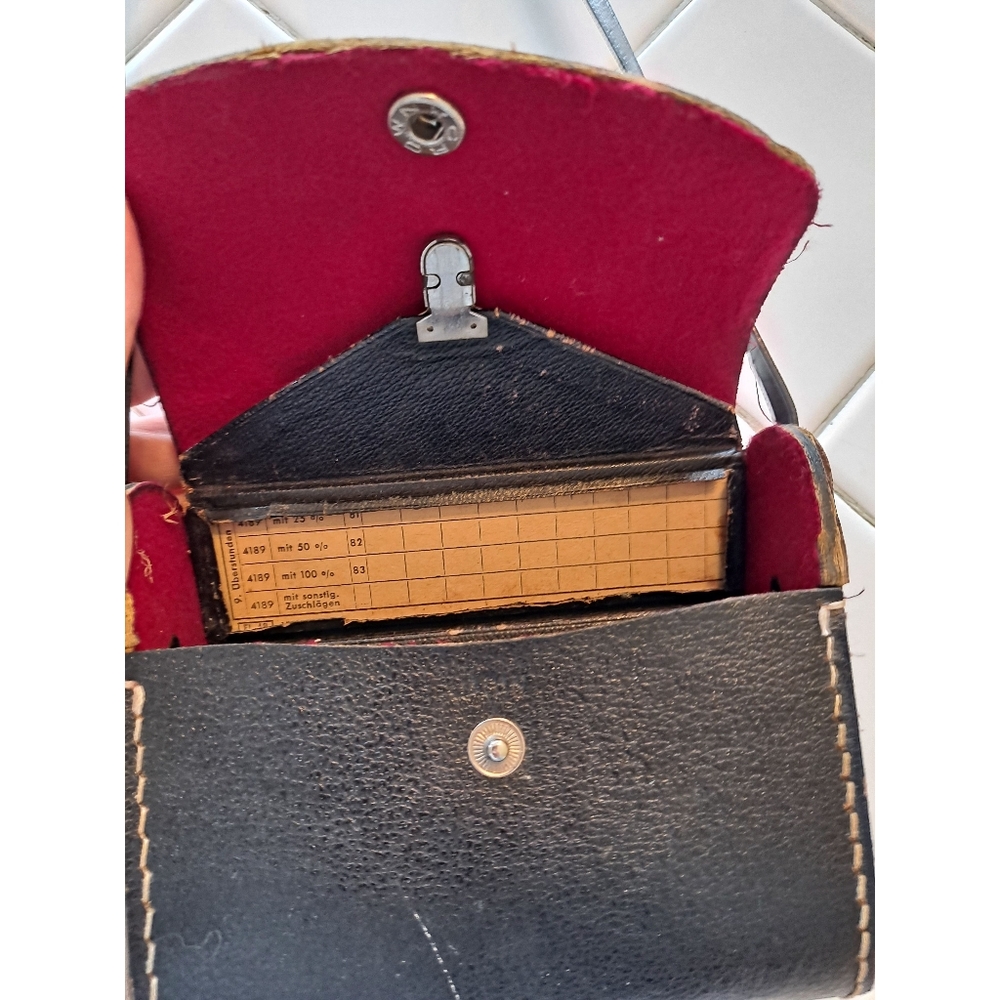 Carl Zeiss Jena black shoulder bag binocular vintage theater case purse opera - Picture 8 of 16